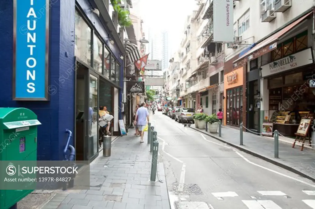 Asia, Hong Kong, Hong Kong Island, Traffic, City Street,