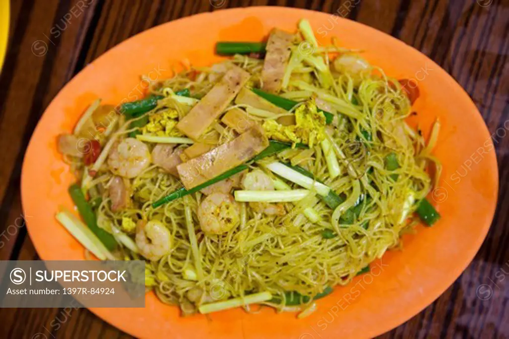 Asia, Hong Kong, Fried Rice Noodle,