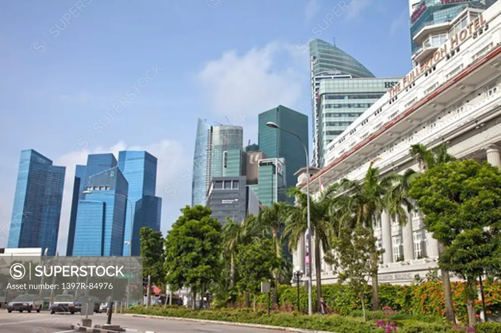 City Street, Singapore, Asia,