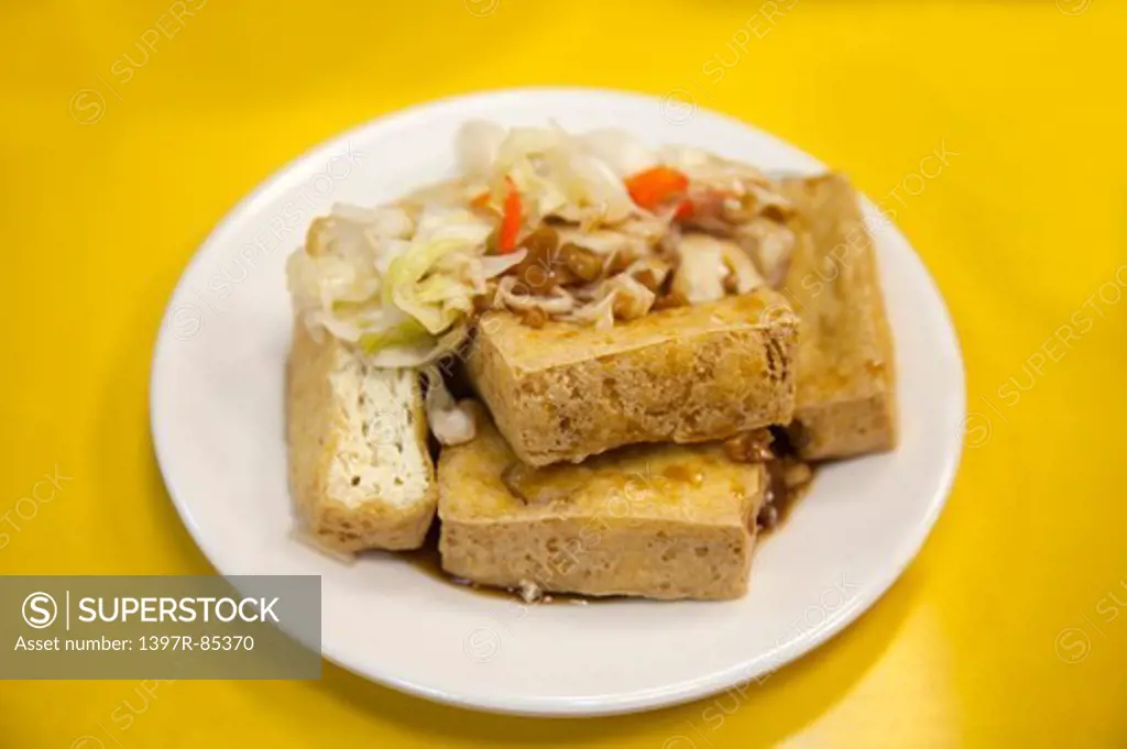 Stinky Tofu, Pickles, Snack, Shihlin, Taipei, Taiwan, Asia,