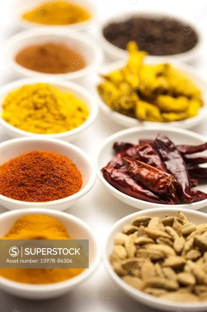 Spice, Turmeric powder, Cinnamon, Chili Pepper, Curry Powder, Curcuma, Chili,