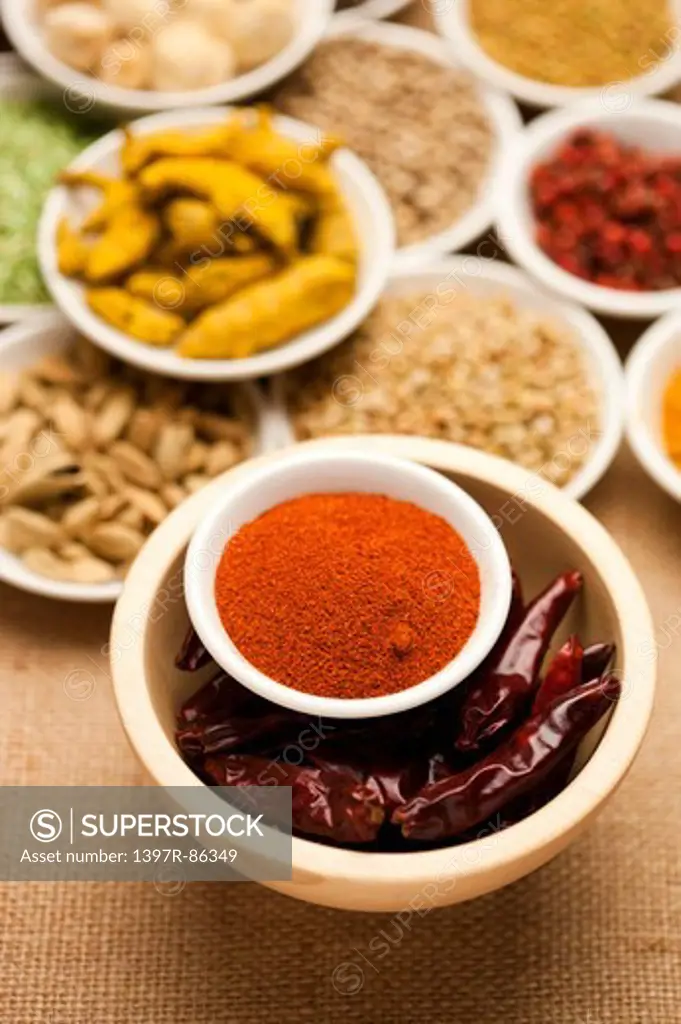 Spice, Chili, Chili Pepper, Curcuma, Cardamom,