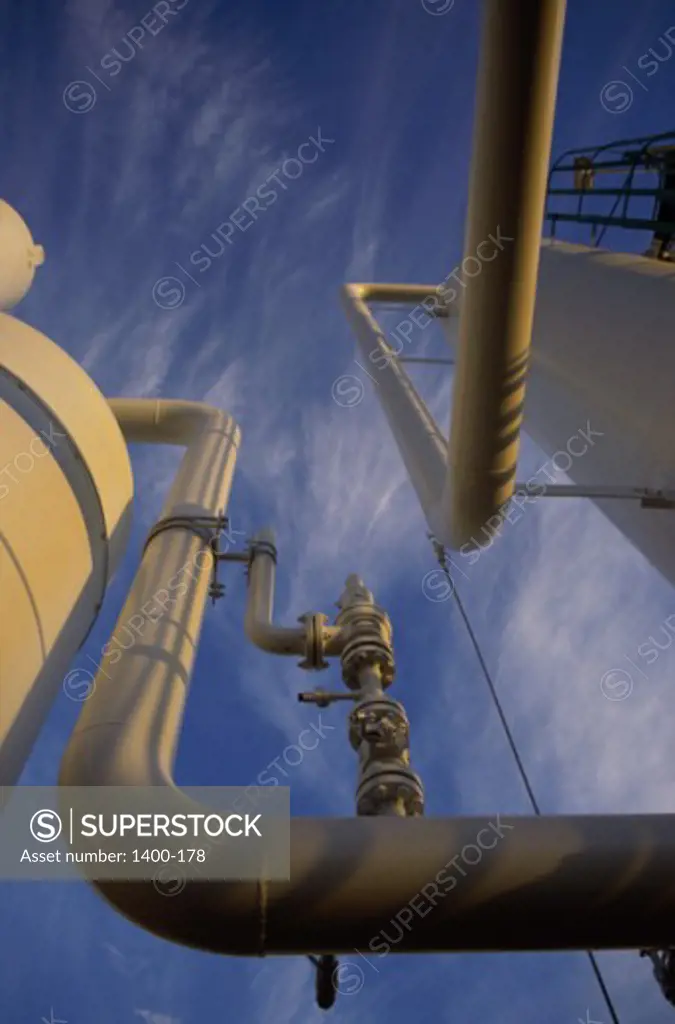 Natural Gas Processing Plant, Farmington, New Mexico, USA