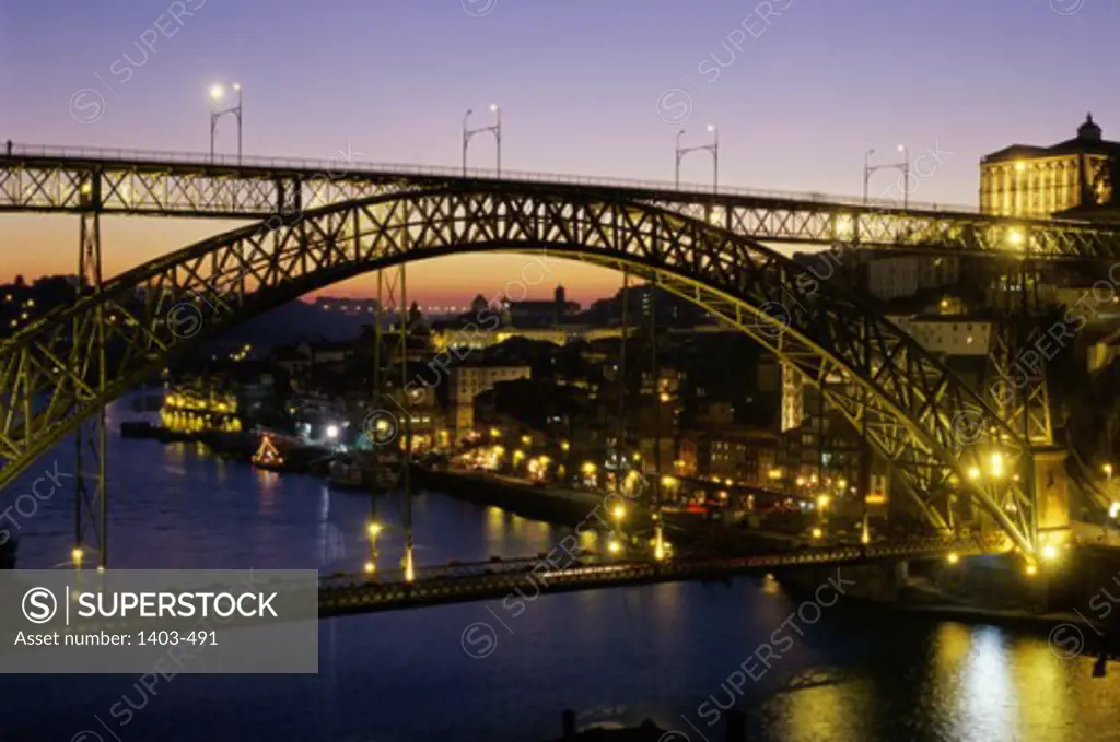 Dom Luis I Bridge Porto Portugal