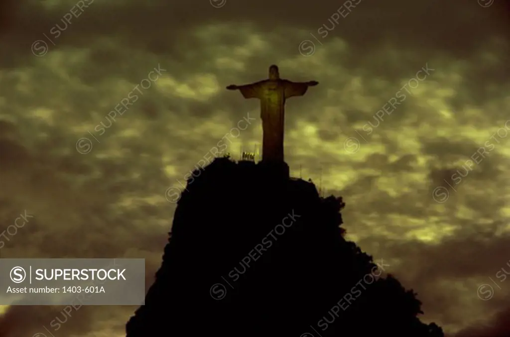 Christ the Redeemer Statue  Mount Corcovado  Rio de Janeiro, Brazil