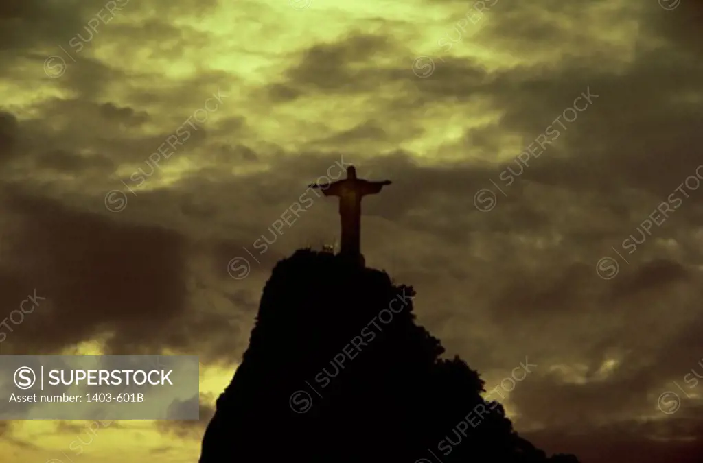 Christ the Redeemer Statue Mount Corcovado  Rio de Janeiro, Brazil