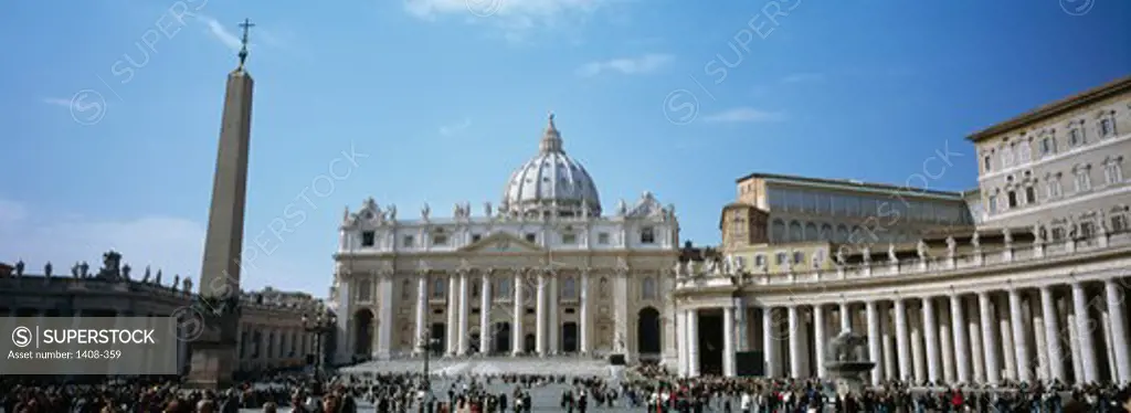 Vatican City, St. Peter's Basilica and St. Peter's Square