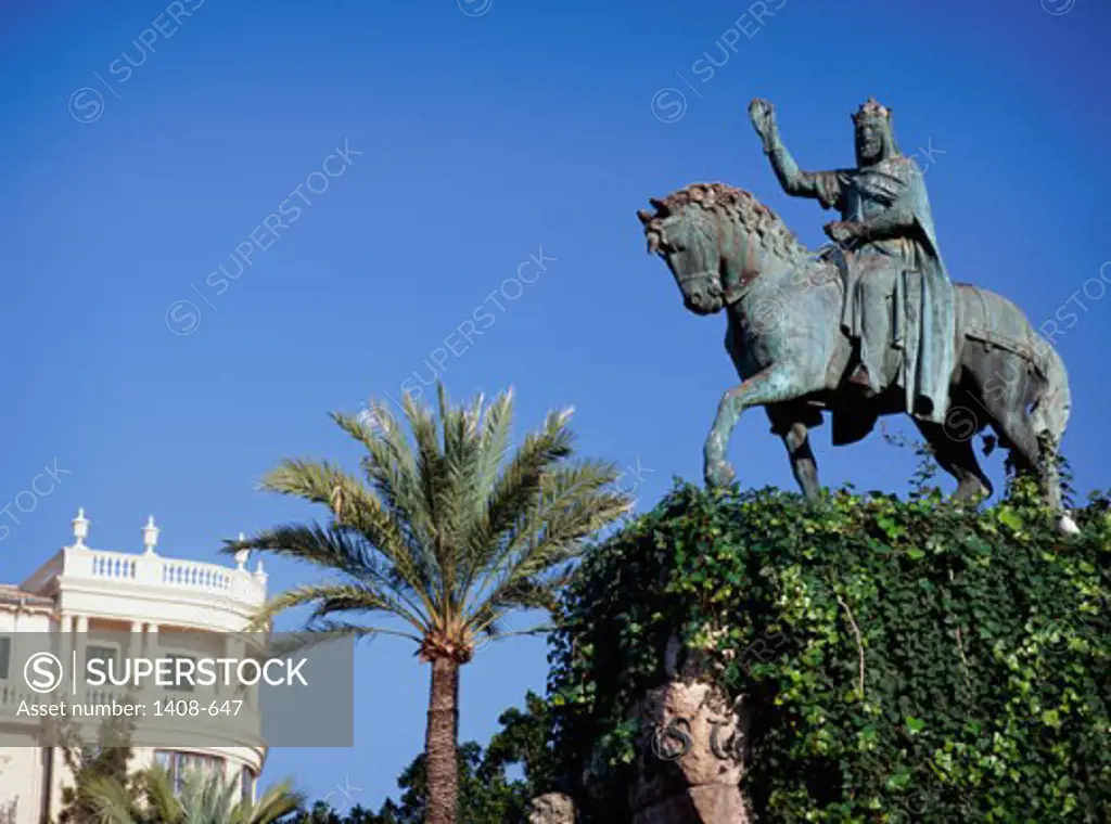 Jaume I Statue Palma Mallorca Spain