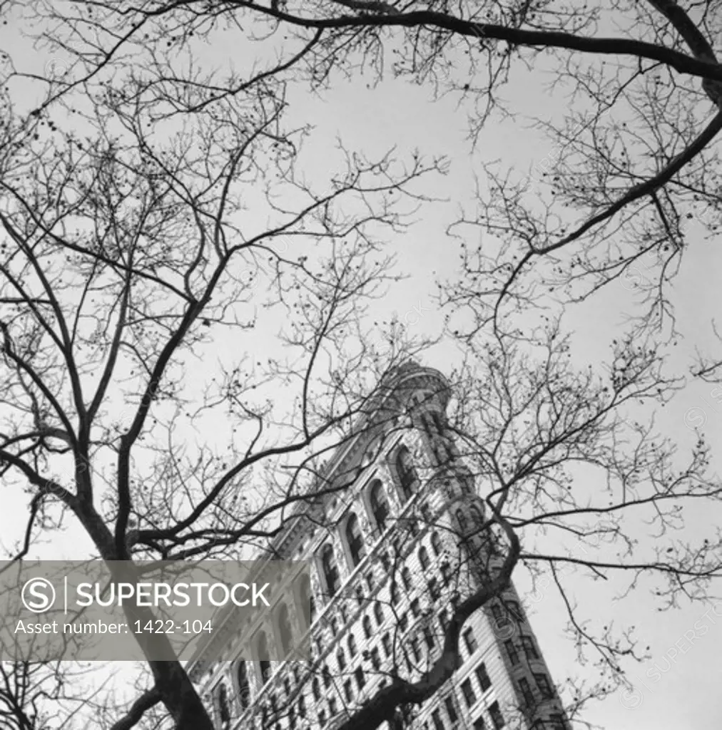 Low angle view of a building, Flatiron Building, New York City, New York, USA