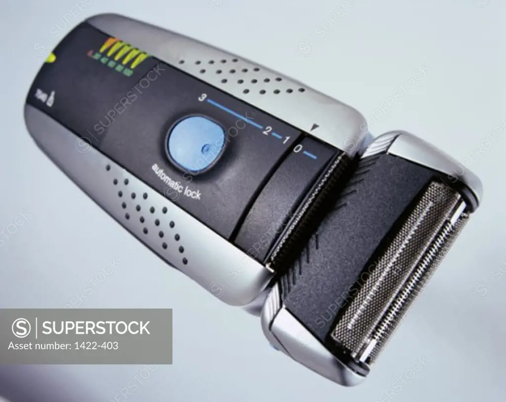Close-up of an electric razor