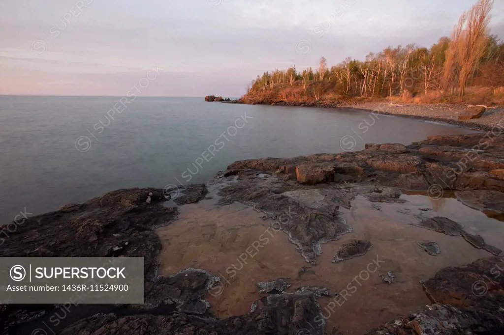 Lighthouse Point, Two Harbors, Minnesota, Lake Superior.