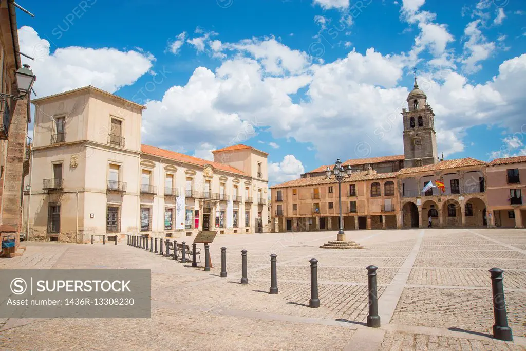 Main Square. Medinaceli, Soria province, Castilla Leon, Spain.