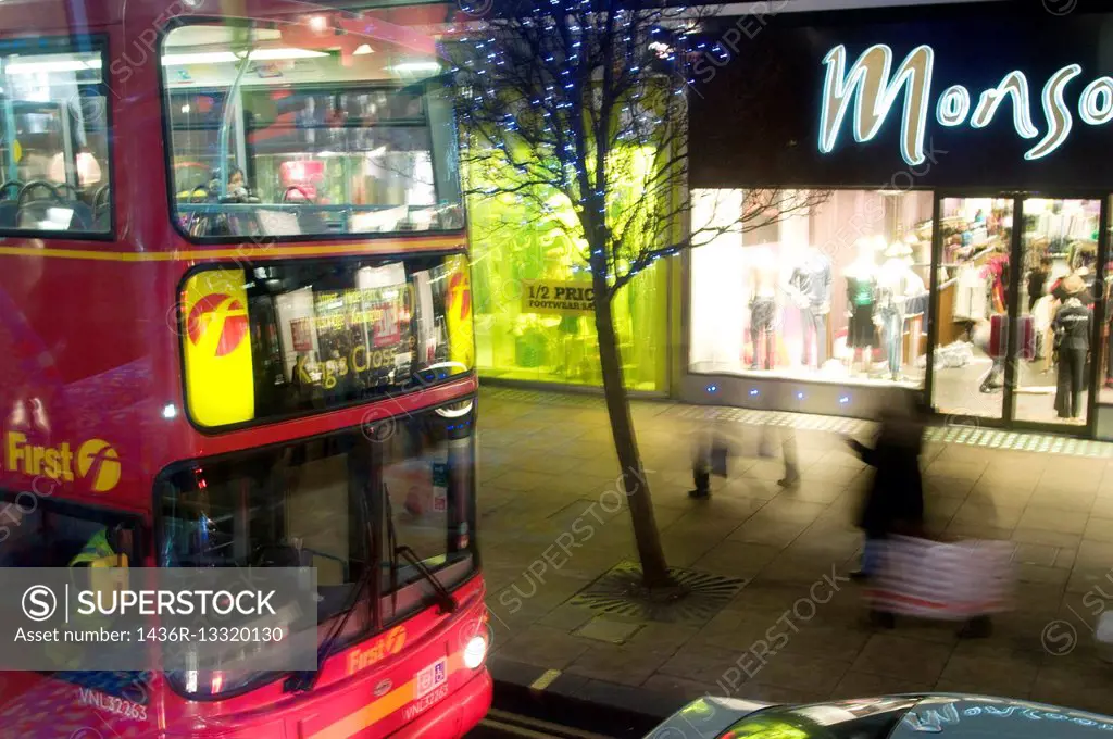 Bus Route, Bus, Oxford Street, London, England.