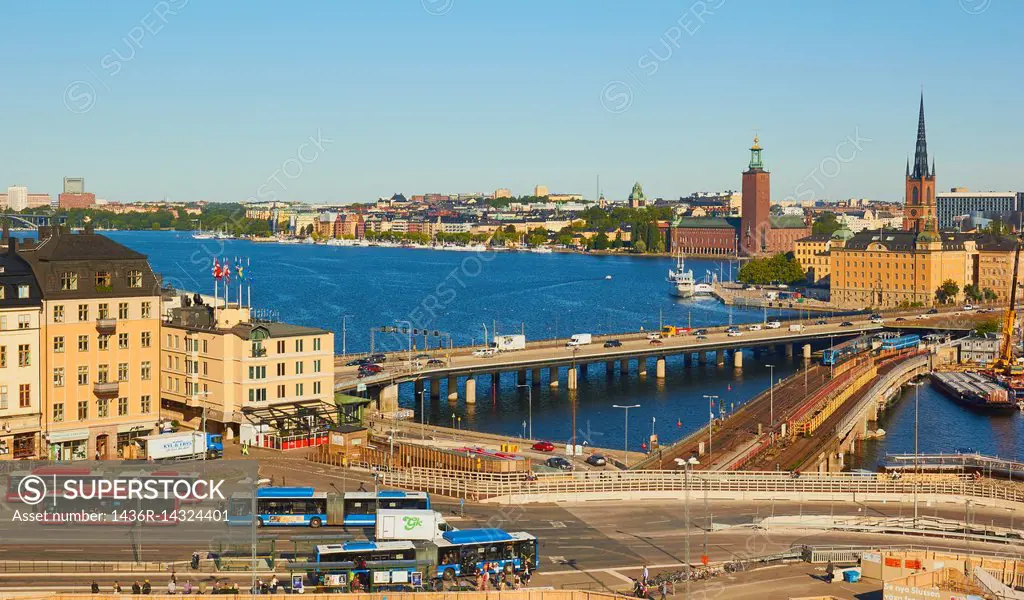 Cityscape, Stockholm, Sweden, Scandinavia.