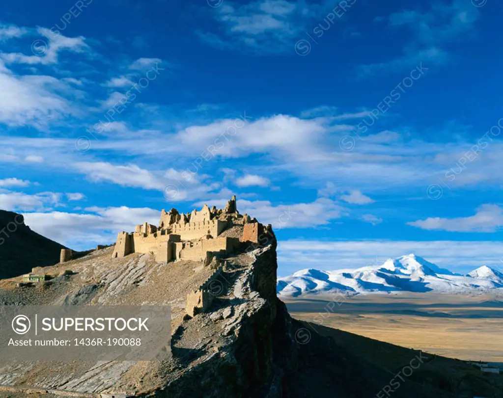 Old Castle. Tibet
