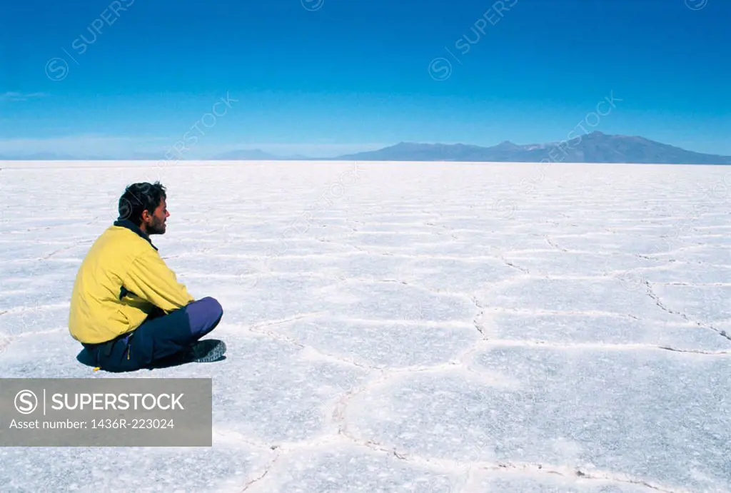 Salar de Uyuni (salt desert at 4000m.), Bolivia