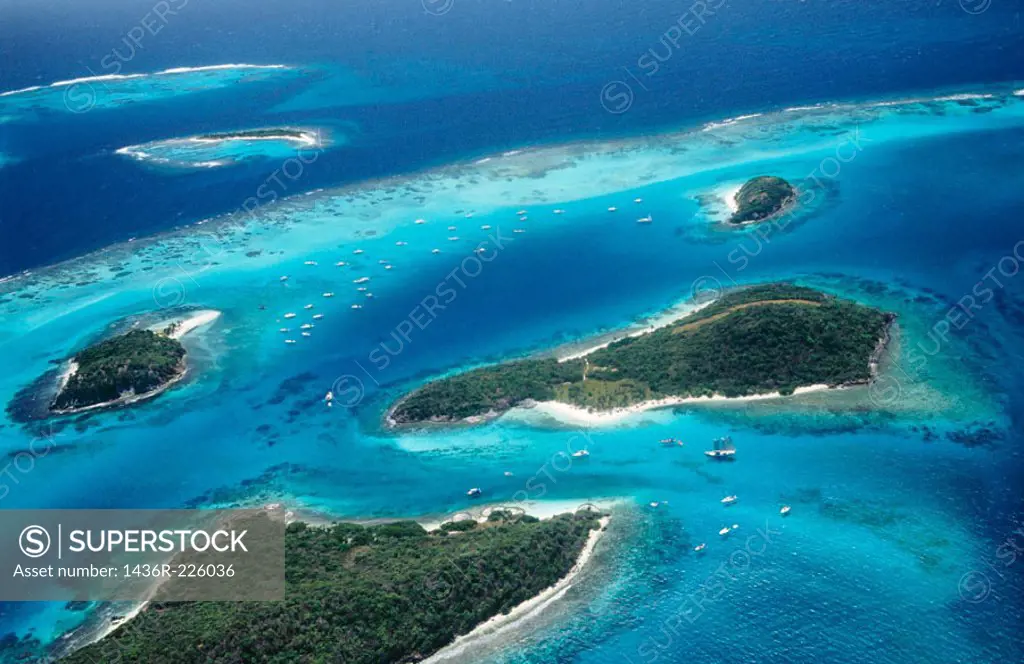 Tobago Cays and Union Island. Saint Vincent and the Grenadines. West Indies. Caribbean