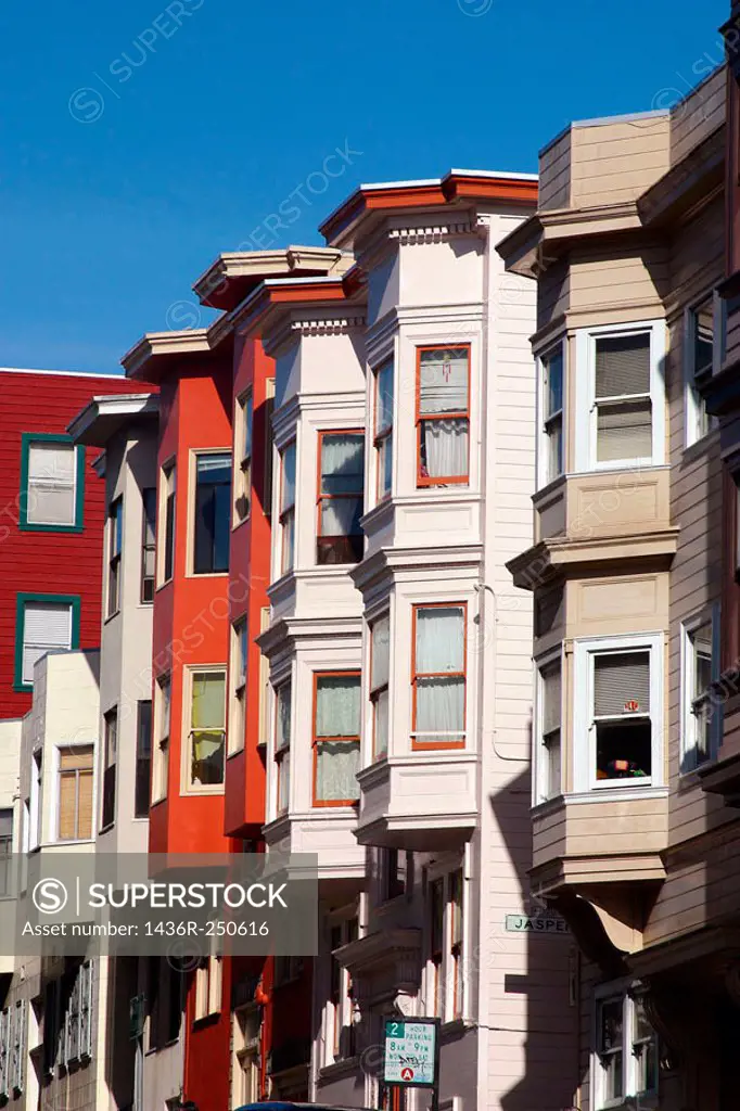 Houses, San Francisco. California, USA