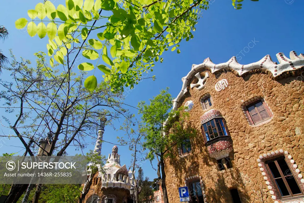 Park Güell by Gaudí, Barcelona. Catalonia, Spain