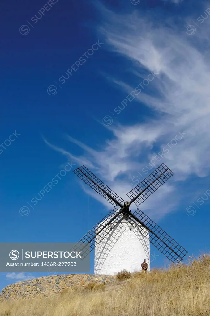 Windmill, Consuegra. Route of Don Quixote, Toledo province, Castilla-La Mancha, Spain