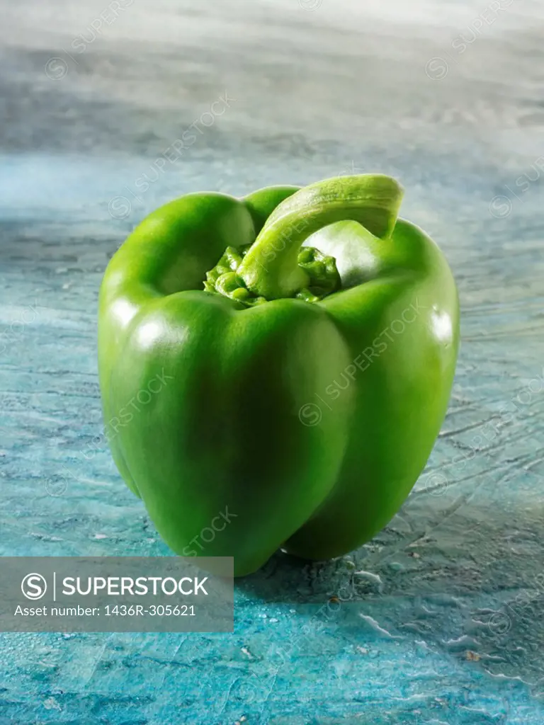 Green bell pepper.
