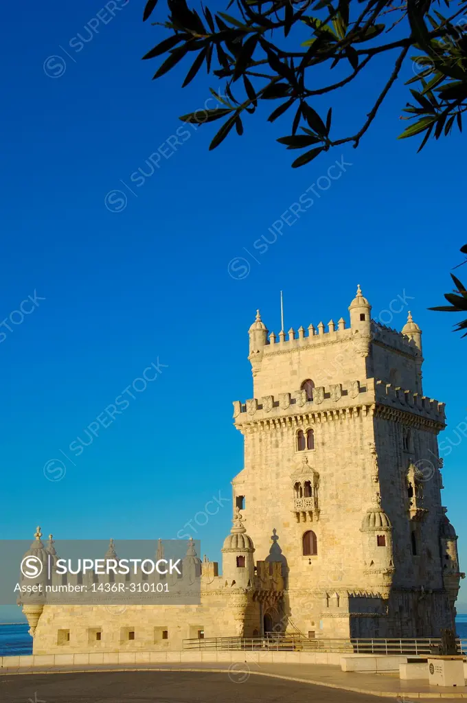 Belem Tower (Torre de Belém) built by Francisco de Arruda, Lisbon, Portugal