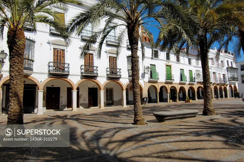 Plaza Grande, Zafra, Badajoz province, Extremadura, Spain