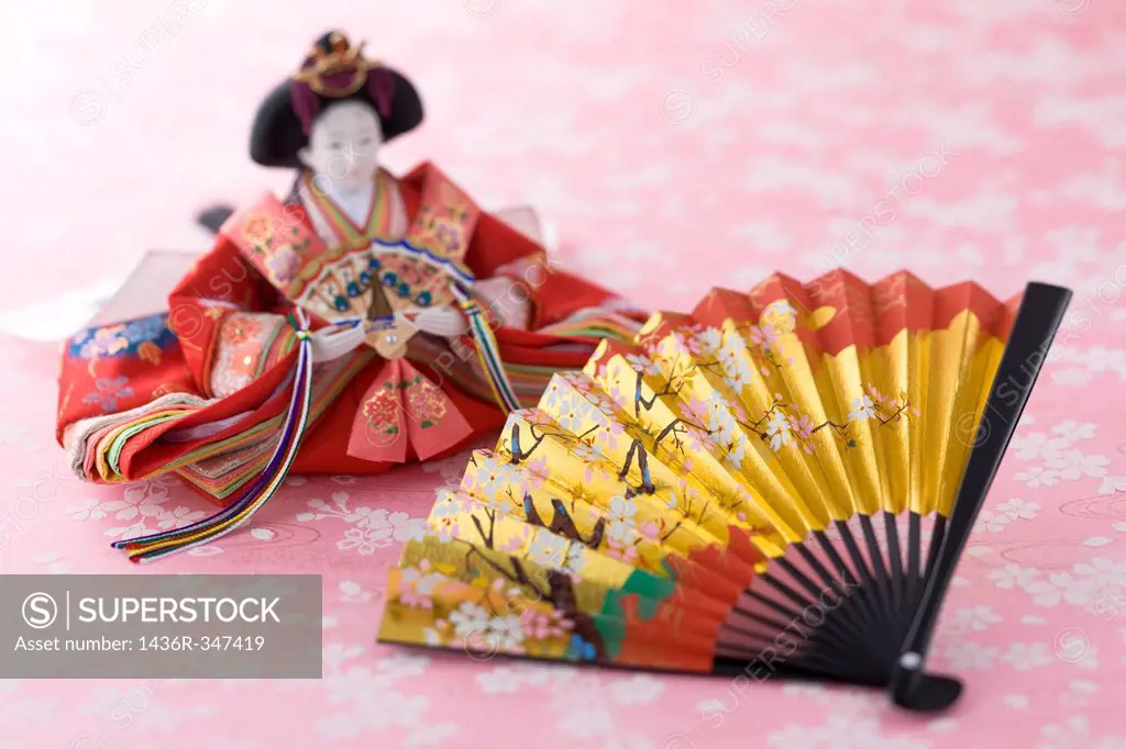 Japanese hinamatsuri doll
