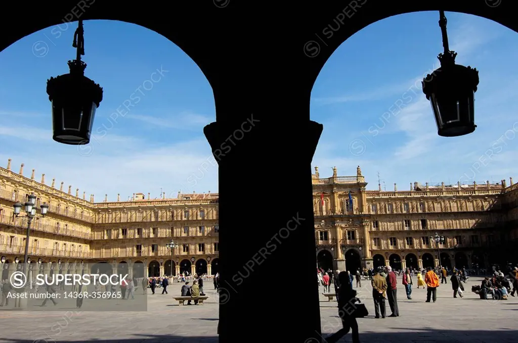 Main Square. Salamanca. Castilla-Leon, Spain