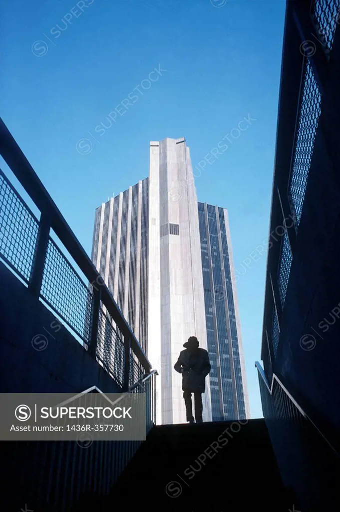 Buildings of the business sector Paris La Défense, Paris. France