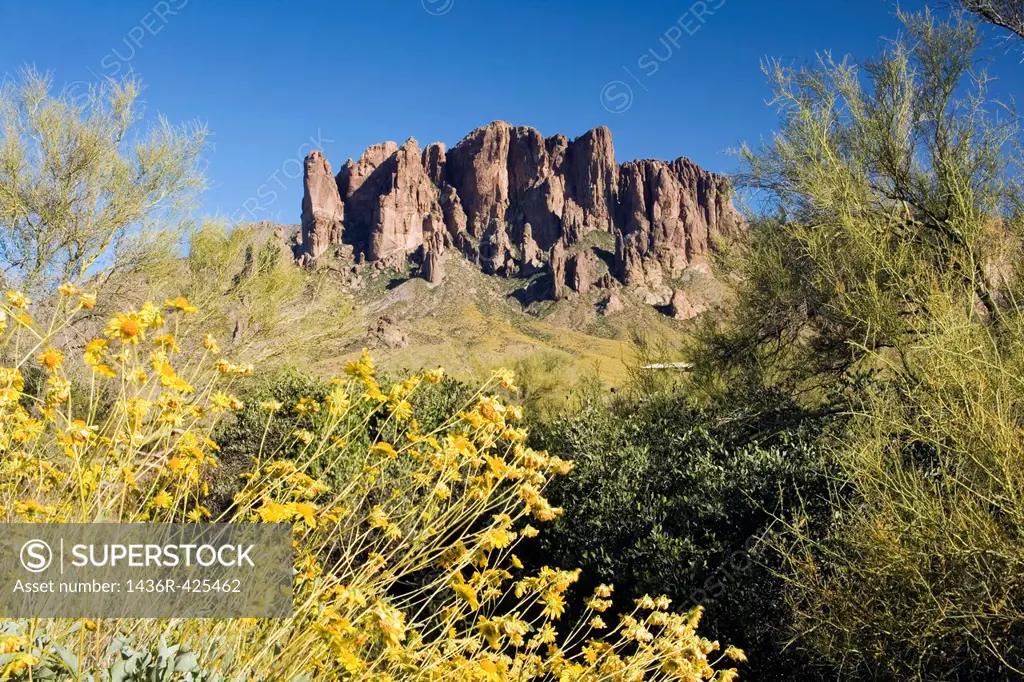 Superstition Mountains - Lost Dutchman State Park - Apache Junction, Arizona