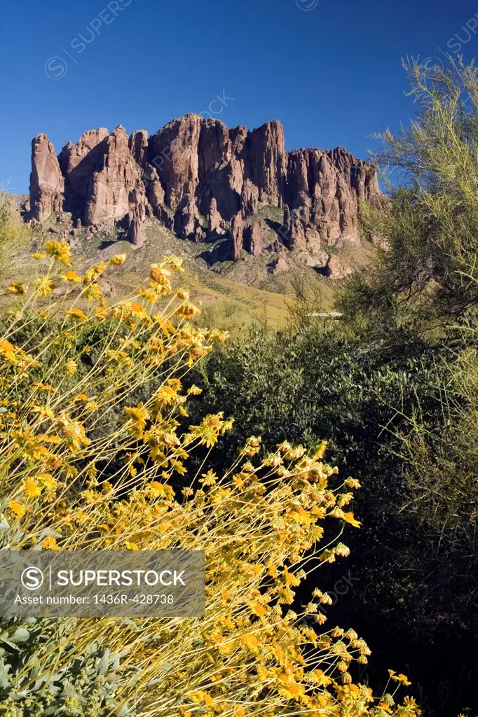 Superstition Mountains - Lost Dutchman State Park - Apache Junction, Arizona