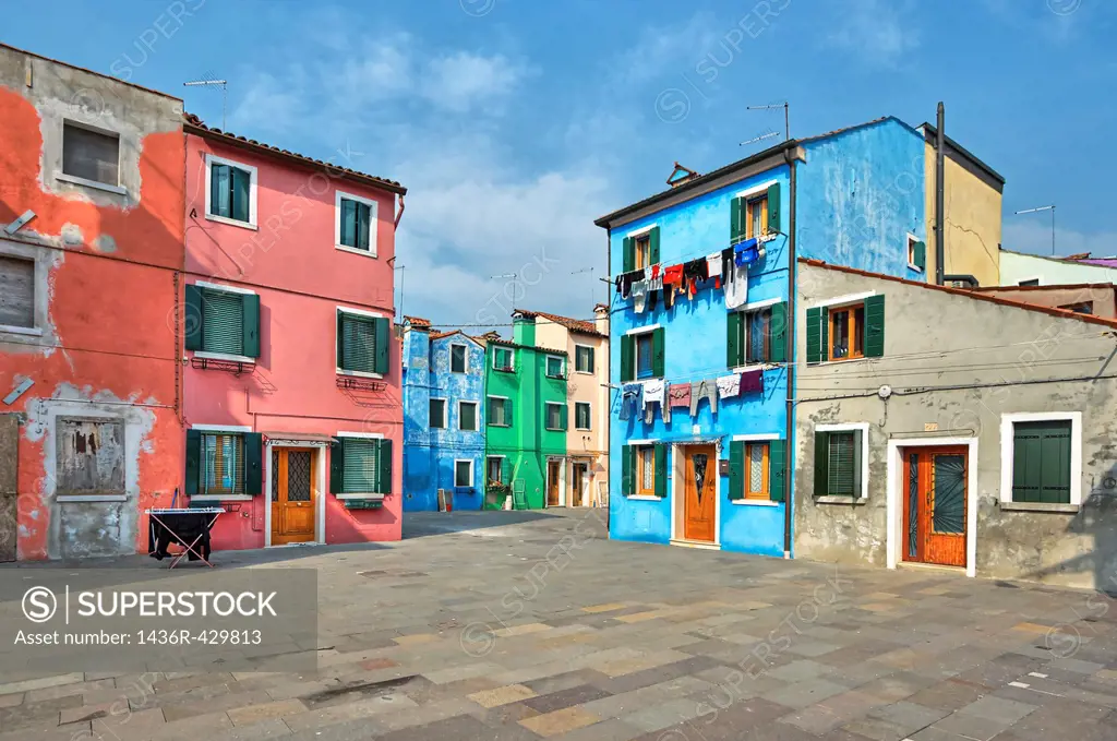 Burano - a small island which belongs to Venice and which is very popular because of its colourful houses