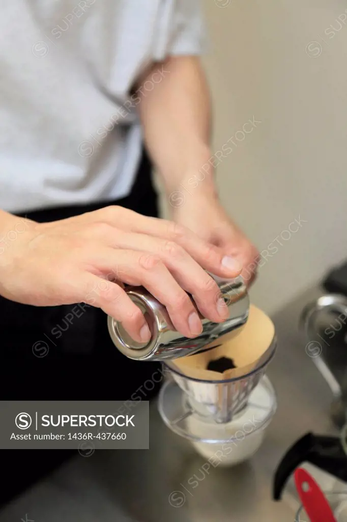 Barista Preparing Coffee