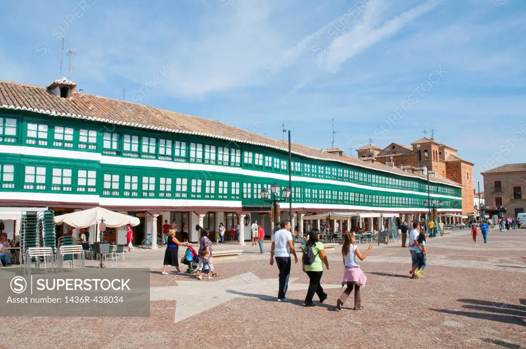 Main Square  Almagro, Ciudad Real province, Castilla La Mancha, Spain 