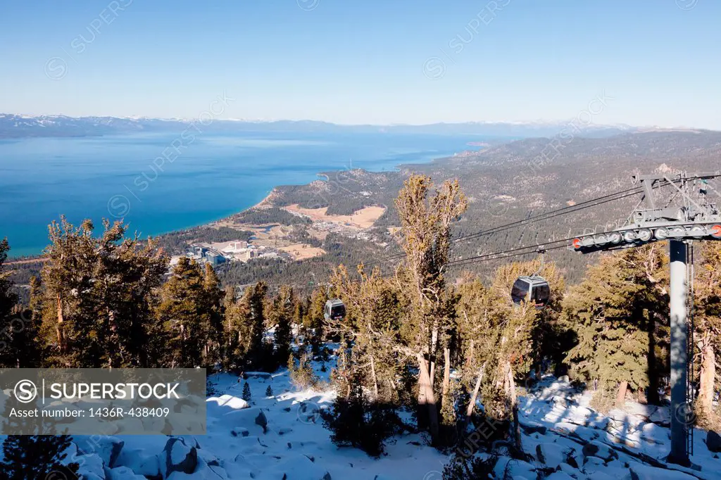 Heavenly Mountain Resort is a ski resort located on the California-Nevada border in South Lake Tahoe