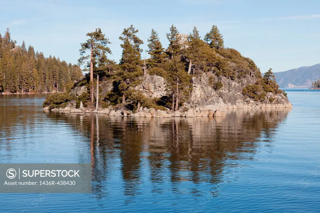 Fannette Island is the only island in Lake Tahoe, California/Nevada, United States  It lies within Emerald Bay