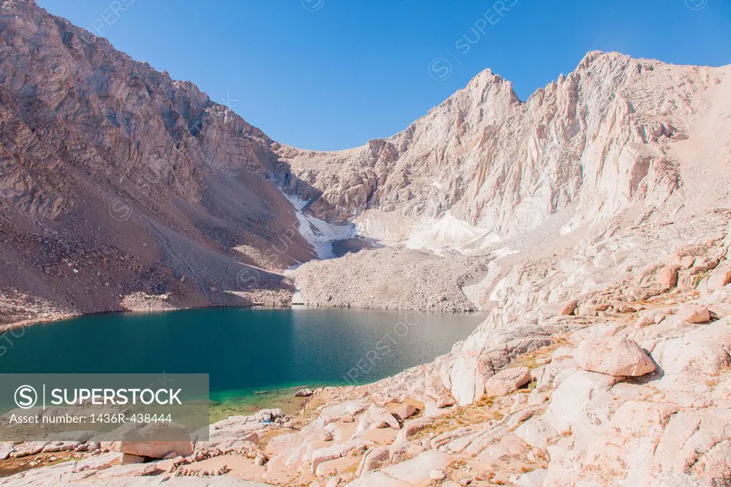 Mount Whitney Trail is a trail that climbs Mount Whitney  It starts at Whitney Portal, 13 miles 21 km west of the town of Lone Pine, California