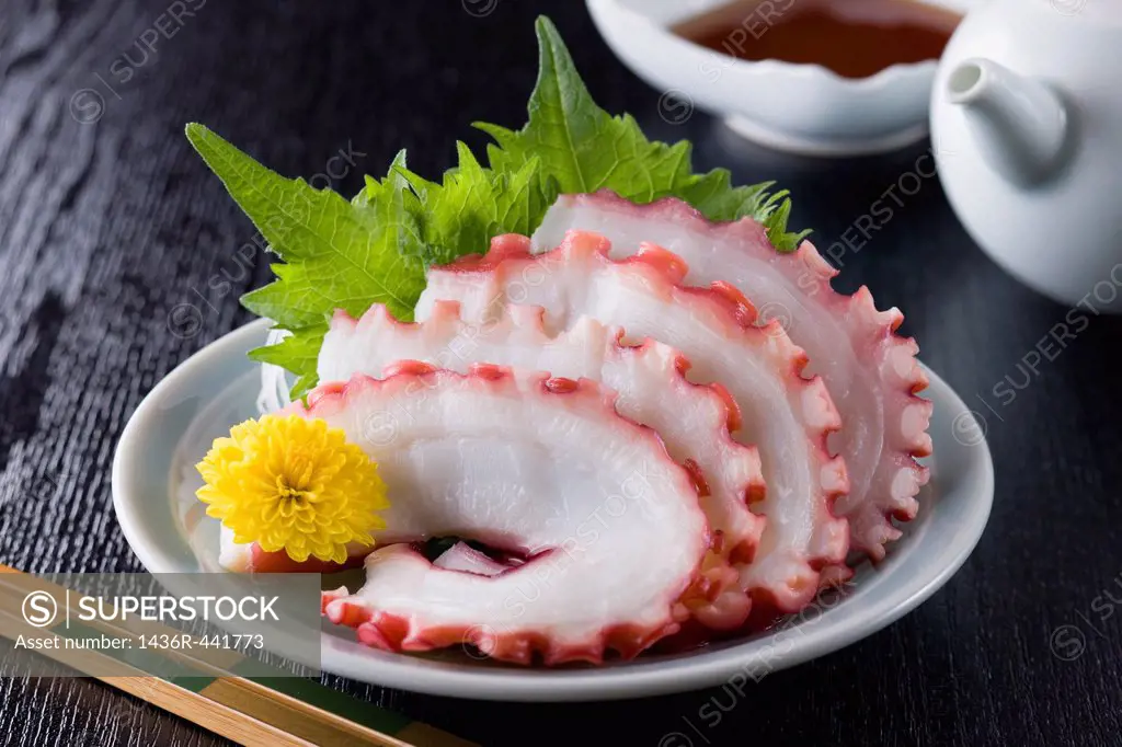 Vinegared Octopus Sashimi