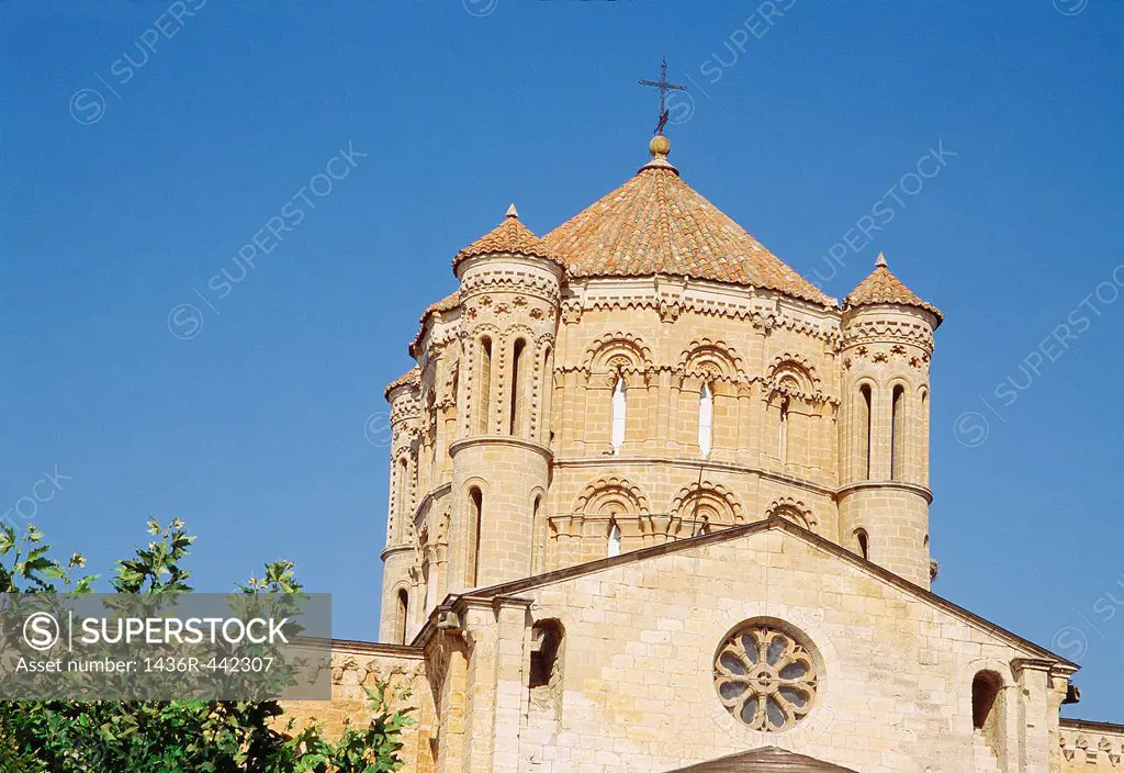 Dome of collegiate church. Toro, Zamora province, Castilla Leon, Spain.