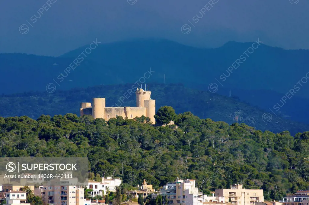 XIV century Bellver Castle, Palma Mallorca, Balearics Spain