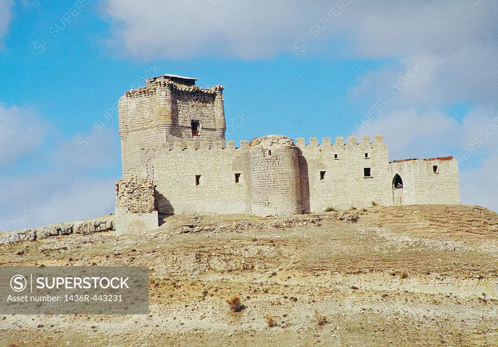 Castle. Galve de Sorbe, Guadalajara province, Castilla La Mancha, Spain.