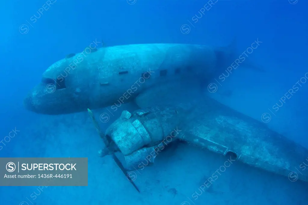 plane wreck Douglas DC-3 ´Dakota´, Mediterranean Sea, Turkey, Kash