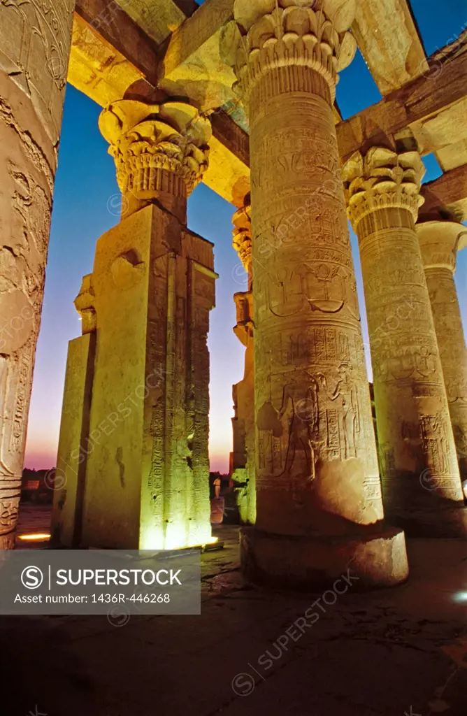 Kom Ombo temple  Aswan  Egypt