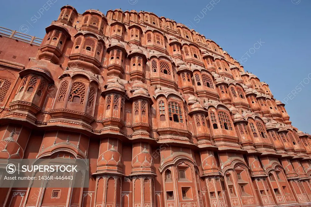 The Hawa Mahal, The Palace of Winds, Jaipur, Rajasthan, India