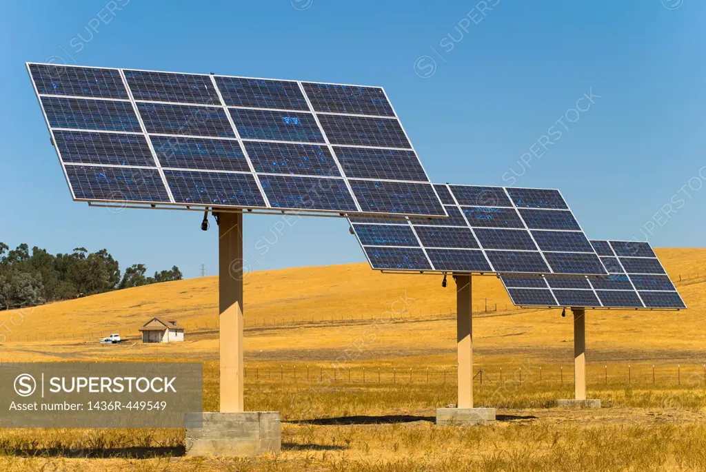 Solar panels at Northern California.