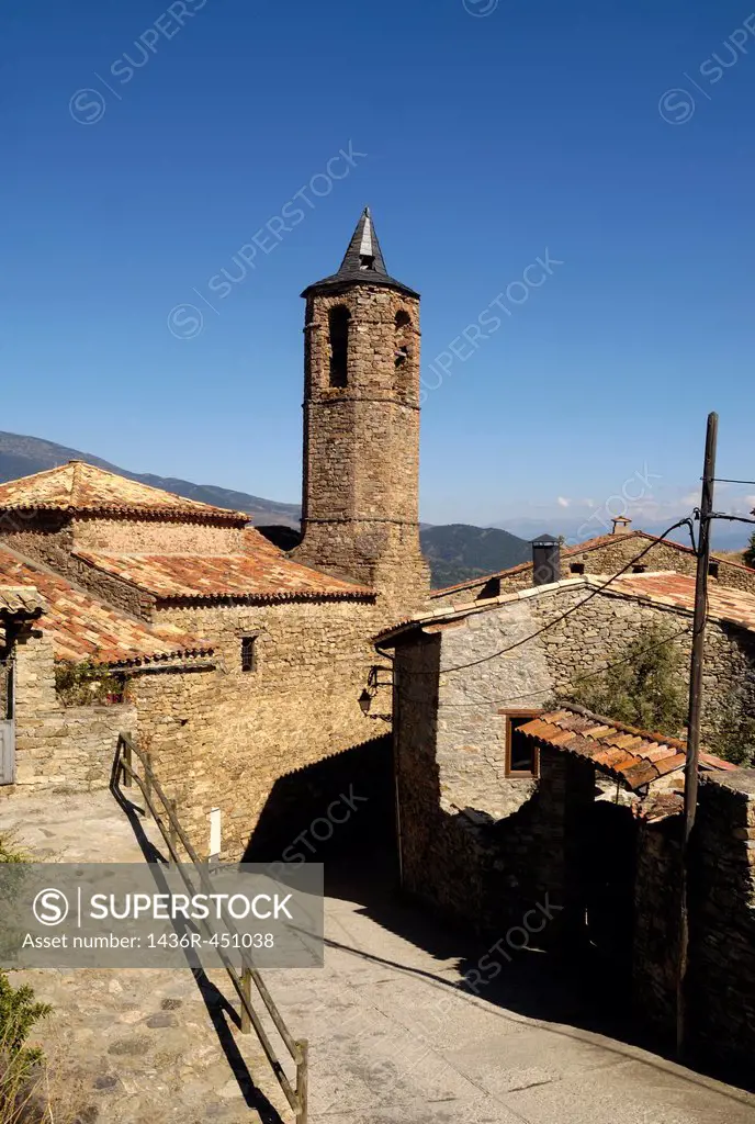 Esglesia of Sant Andreu, El Pont de Bar, Urgell, Leria, Catalonia, Spain