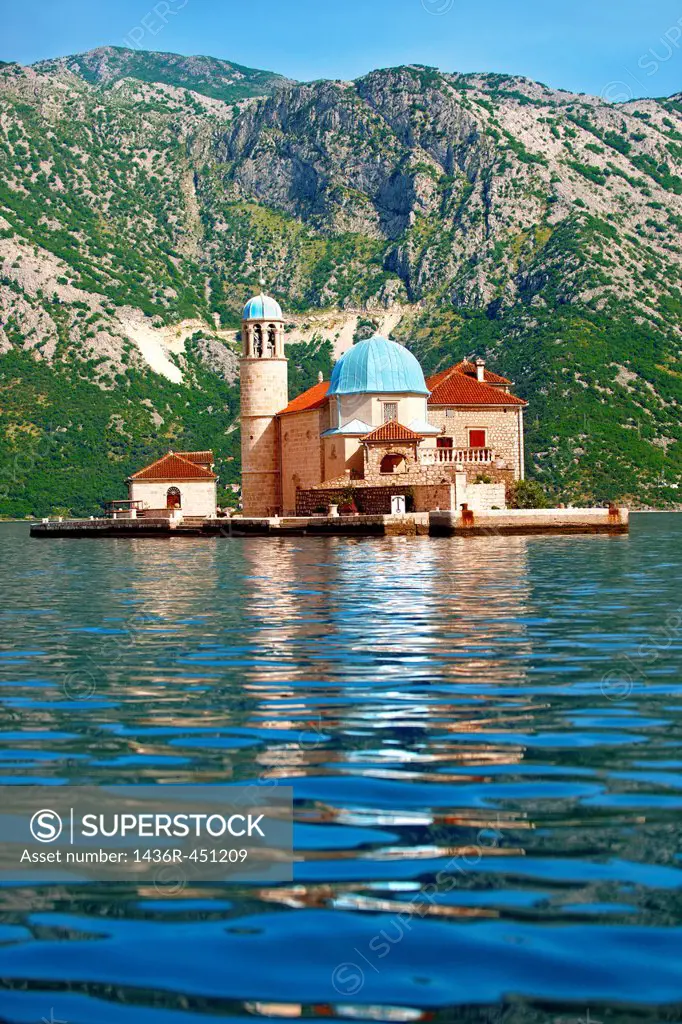 St George Island Kotor Bay, Perast Montenegro.