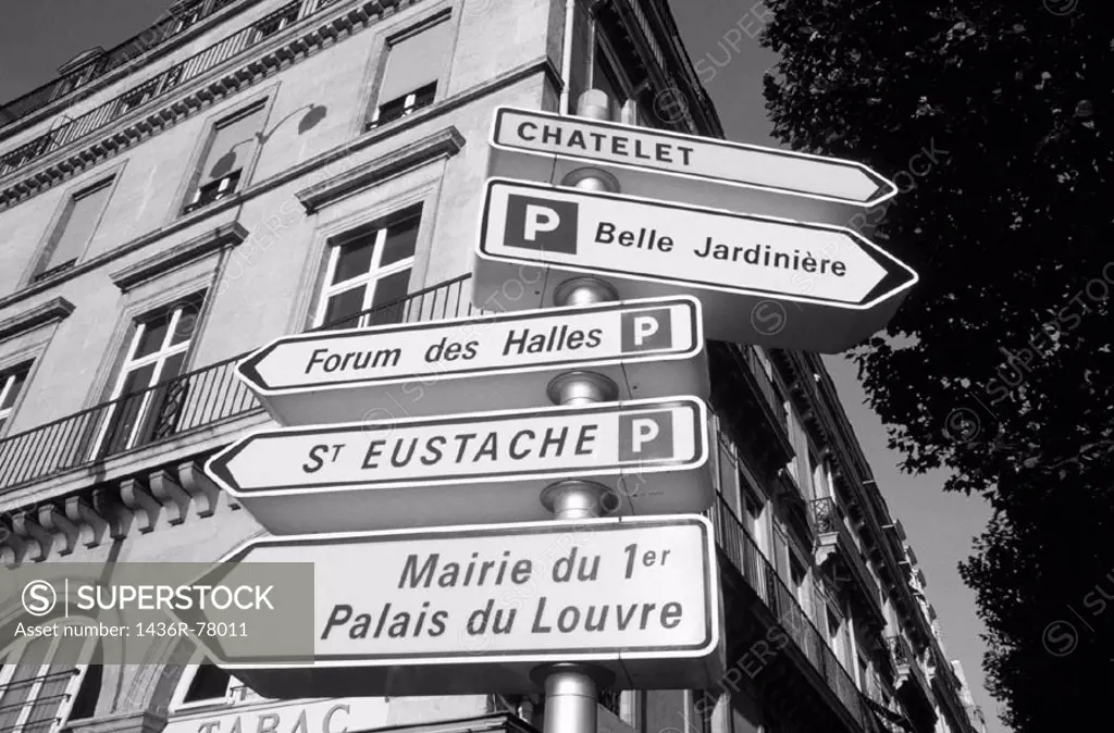 Street signs. Paris. France