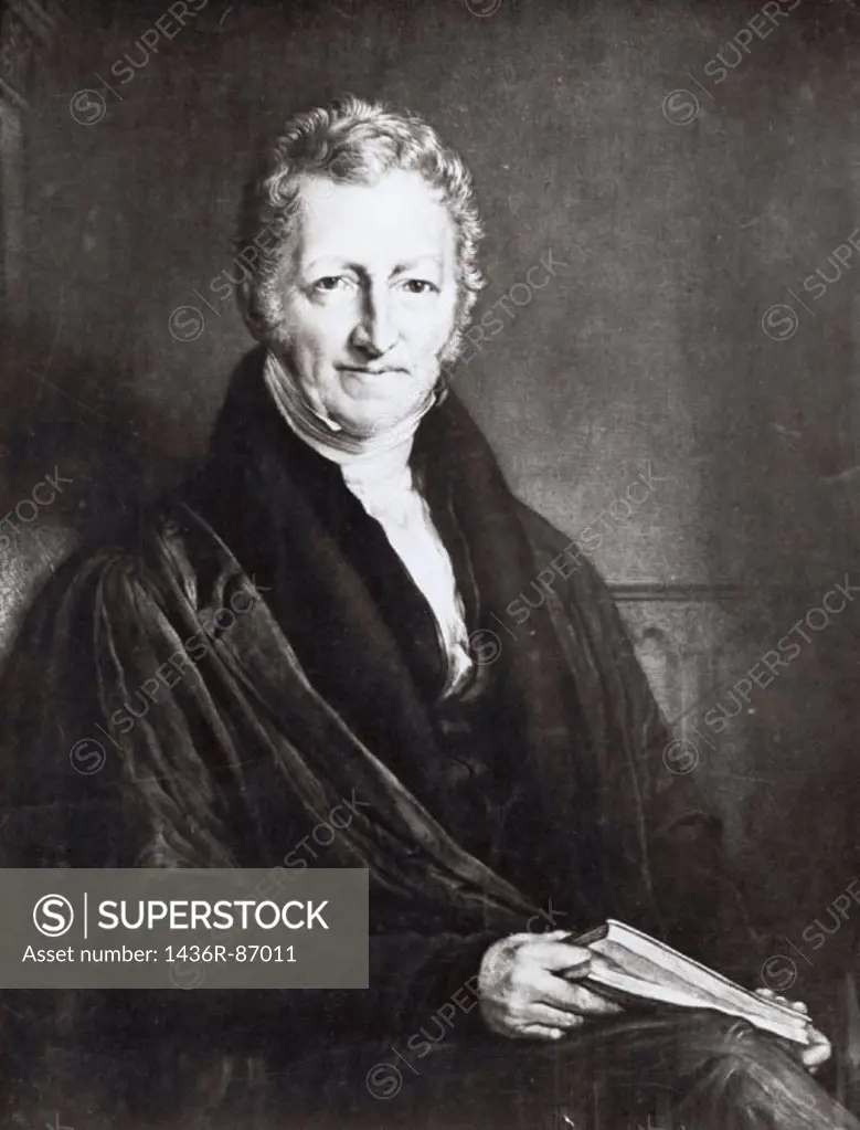 Thomas Robert Malthus, english economist and demographer (1766-1834)